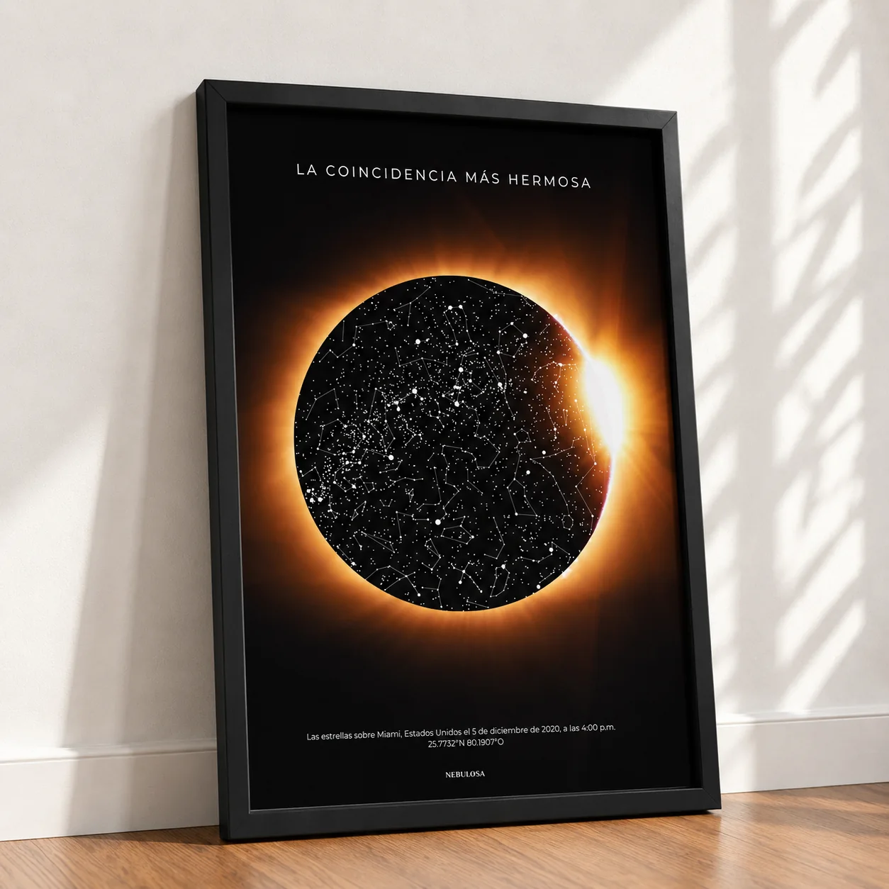 Cielo Eclipse con marco negro